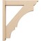Ekena Millwork 6-in W x 30-in D x 34-in H Balboa Trad Rough Cedar Woodgrain TimberThane Outlooker, Primed Tan OUTUR060X30X34BOA04RCPR - alternate 5